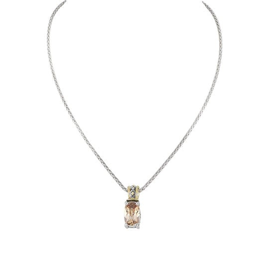 Beijos Cor Narrow TJ Cut Pendant Necklace