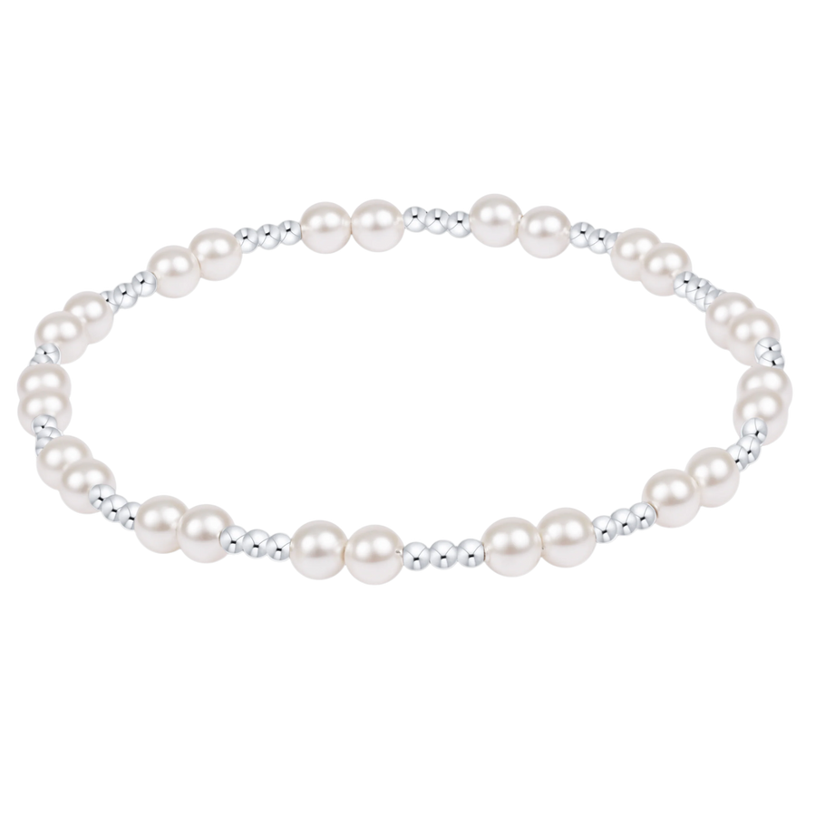 Together Pearl 4mm Sterling Bracelet