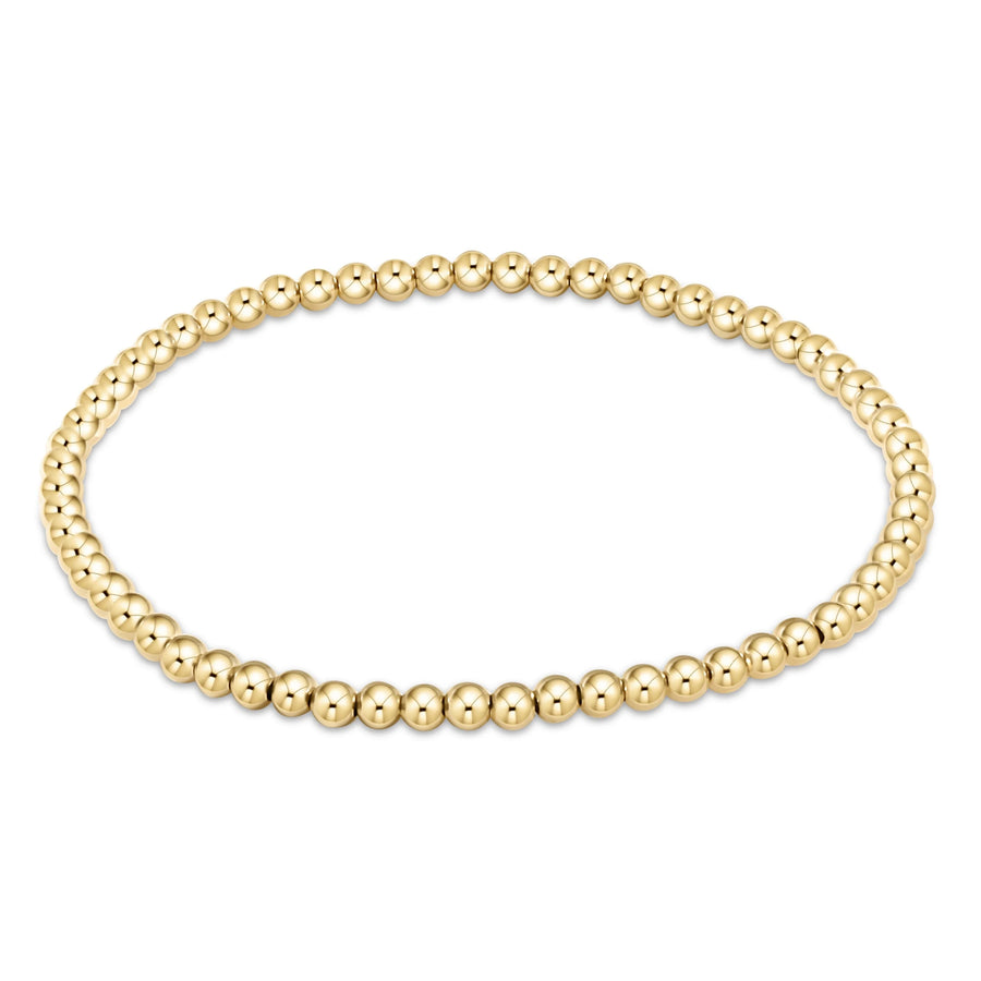 classic gold 3mm bracelet