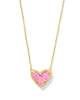 Ari Heart Gold Pendant Necklace