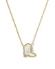 Drill Team Boot Gold Short Pendant Necklace