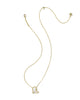 Drill Team Boot Gold Short Pendant Necklace