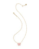 Haley Bow Gold Short Pendant Necklace