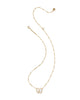 Haley Bow Gold Short Pendant Necklace