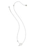 Pickleball Silver Short Pendant Necklace