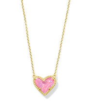 Ari Heart Gold Pendant Necklace