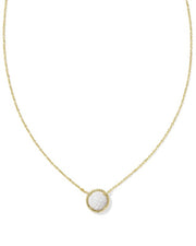 Volleyball Gold Short Pendant Necklace
