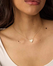 Ari Heart Gold Pendant Necklace