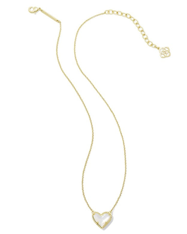 Ari Heart Gold Pendant Necklace