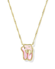 Ballet Gold Short Pendant Necklace
