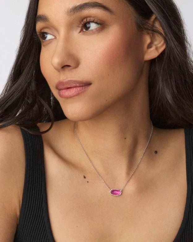 Elisa Silver Pendant Necklace