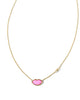 Lips Gold Pendant Necklace