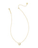 Volleyball Gold Short Pendant Necklace