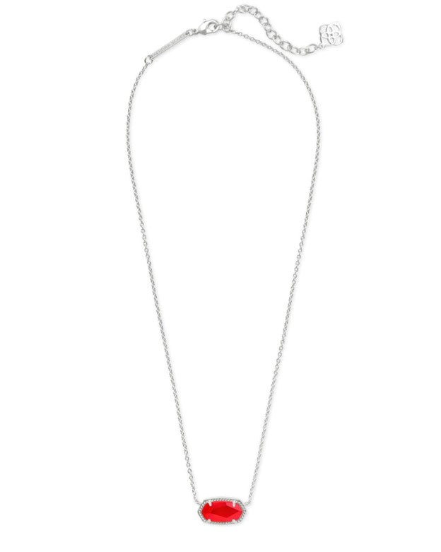 Elisa Silver Pendant Necklace