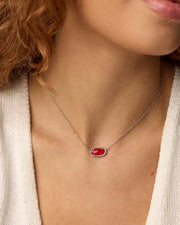 Elisa Silver Pendant Necklace