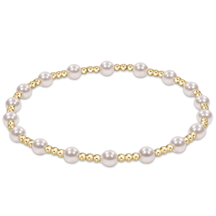 Sincerity Pearl 4mm Bracelet
